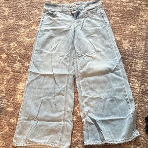 Rewash Light Blue Wide-Leg Jeans